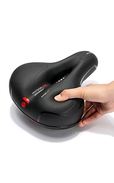 Bisiklet Sele Airzone Hava Kanallı Elastomer Yaylı Soft Doku A Kalite