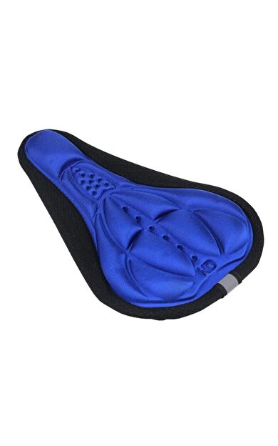 Bisiklet Yumuşak Dolgulu Jel Rahat Koltuk Sele Kılıfı - mavi