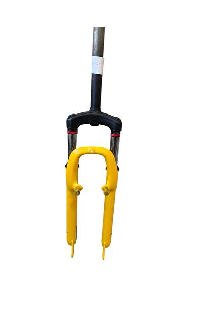 Mozo 27,5" Jant Bisiklet Maşası 1-1/8 QR Amortisörlü Maşa Disk + V-fren Uyumlu Sarı Renk