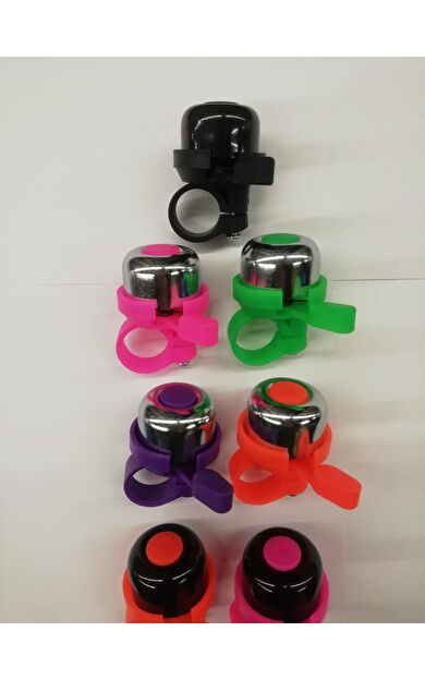 ÇOCUK BİSİKLET ZİLİ TIN TIN ZİL YENİ MODEL KOLAY SÖK TAK 7 RENK