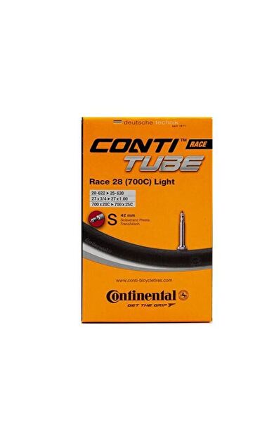 Continental Race 700x20/25C İğne Sibop İç Lastik 42mm 28 Jant yol yarış İç Lastik Presta İnce Sibop