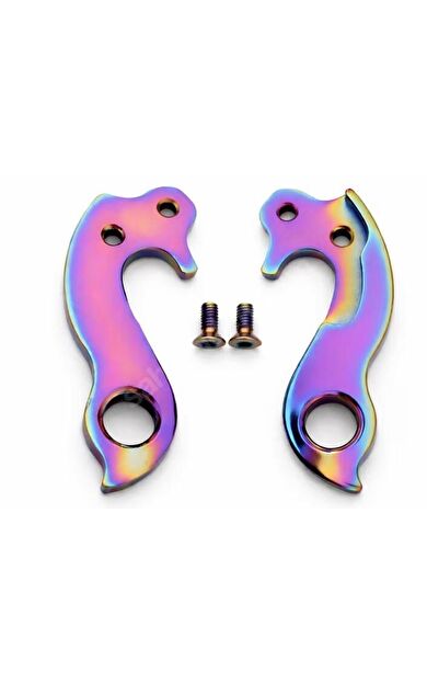 Cube Salcano XRS 030 Bisiklet Aktarıcı Kulağı Kadro Kulağı Titanyum Rainbow Kadro Kulağı