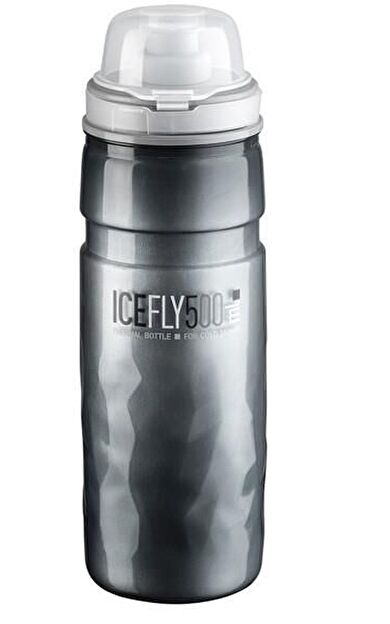 Elıte Ice Fly 500ml Isıya Dayanıklı Bisiklet Suluğu Matarası Gri Renk Termal Matara(0160801)