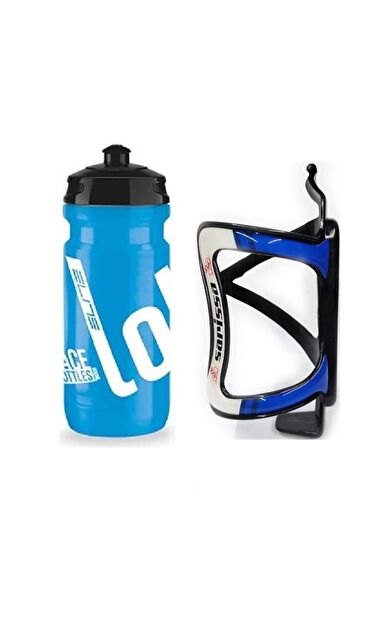 Elite Loli Bisiklet Matara - Suluk 600 Ml Performance Bisiklet Matarası Kafesi Mavi