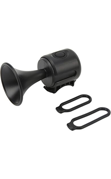 Forte Gt 2121 Yüksek Sesli Elektronik 120 Db Su Gerçirmez Pilli Bisiklet Kornası Siyah