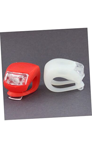 FORTE GT 6016 Bisiklet Ön Far USB Şarjlı Silikon Su Geçirmez Kırmızı Siyah