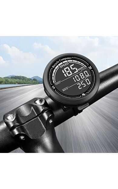 Sarissa Kablolu Büyük Ekran Dijital Kilometre Sayacı Su Geçirmez Bisiklet Bilgisayarı