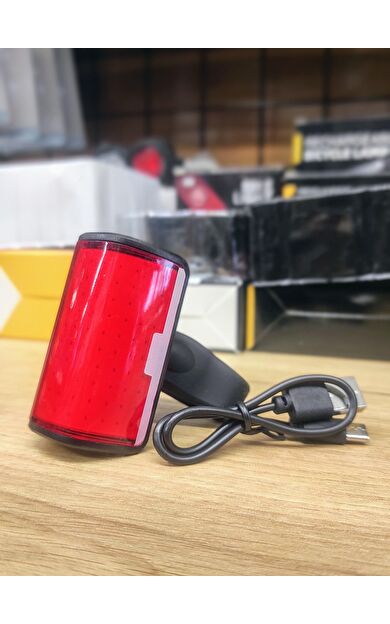 Forte Gt 6043 Bisiklet Arka Işık 4 Modlu 100 Lümen USB Şarjlı Güçlü Arka Stop