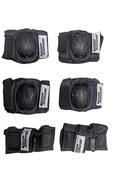 Forte Gt NBYC 971 Speq Yetişkin Bisiklet Dizlik Dirseklik Koruma Seti XS Beden Siyah