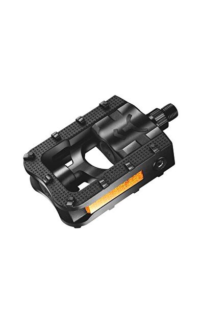 Impact PDL-187 Katlanır Bisiklet Pedalı City Plastik Katlanır Reflektörlü Elektrikli Katlanır Bisiklet Pedalı Siyah