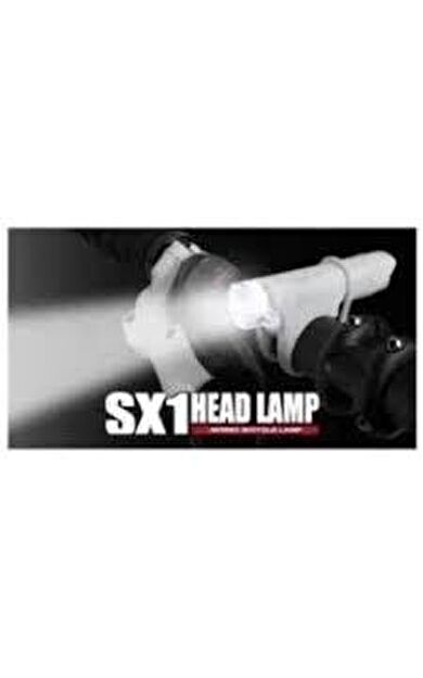 IŞIK CROPS SX1 MODELİ FAR PİLLİ 1 ADET AA PİL BEYAZ LED FAR