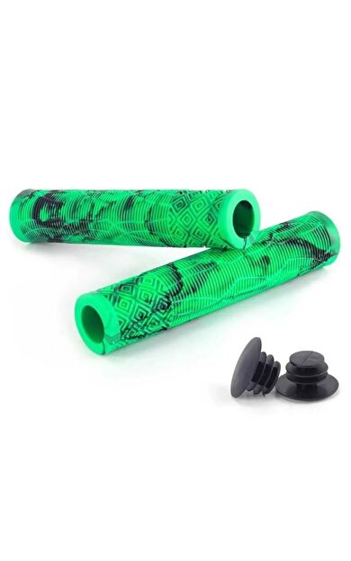Srs Mtb Bmx Elcik Silikon Bisiklet Elcik Kaymaz Yapı 160 mm Bisiklet Elciği Kolay Kavrama Yeşil