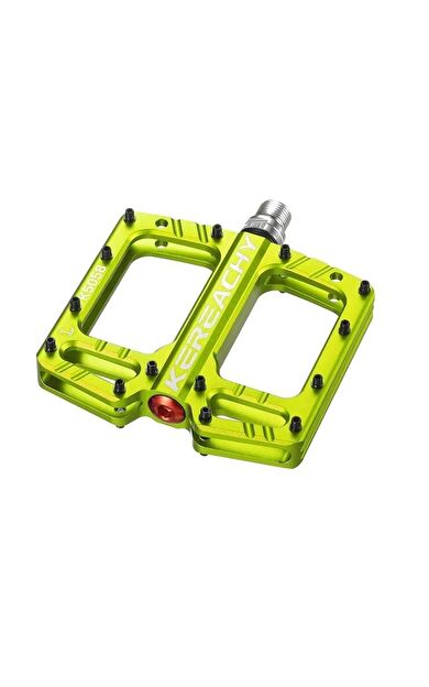 Kereachy 3 Rulmanlı Ultralight Alüminyum Alaşımlı Mtb Bmx Geniş Platform Bisiklet Pedalı Yeşil