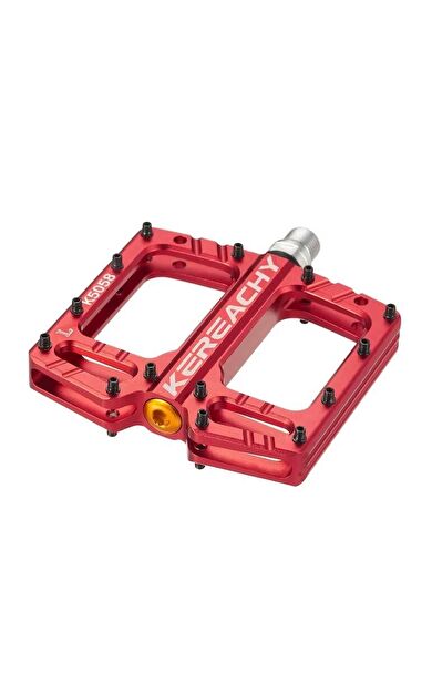 Kereachy 3 Rulmanlı Ultralight Alüminyum Alaşımlı Mtb Bmx Geniş Platform Bisiklet Pedalı Kırmızı