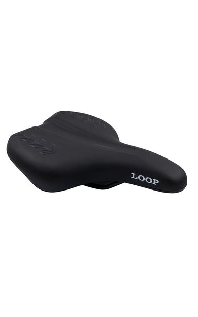 LOOP ZY-9307-A Sele 260x175mm 450gr Yetişkin Mtb Geniş Bisiklet Selesi 24-26-29 Jant Uyumlu Siyah