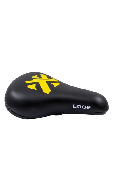LOOP ZY-9404-B Sele 235x155mm 450gr Çocuk Bisiklet Selesi 16-20 Jant Uyumlu Siyah Sarı Renk