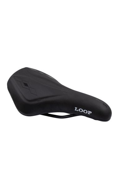 LOOP ZY-9276 - Sele 265x155mm 370gr Çocuk -Mtb Bisiklet Selesi 24-26 Jant Uyumlu Siyah
