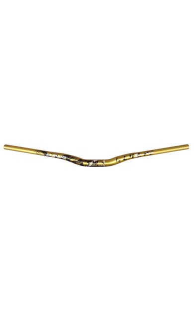 Lunje Alüminyum 31.8 780 mm Riser Mtb Gidon Bisiklet Gidonu Sarı Siyah