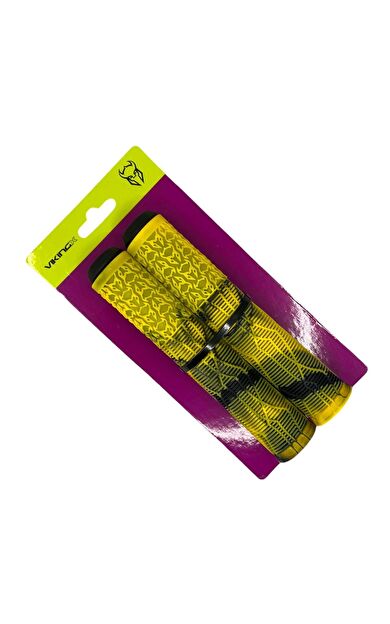 Vikingx Mtb Bmx Dirt jump Freeride Elcik Silikon Bisiklet Elcik 160 mm Bisiklet Elciği Siyah Sarı