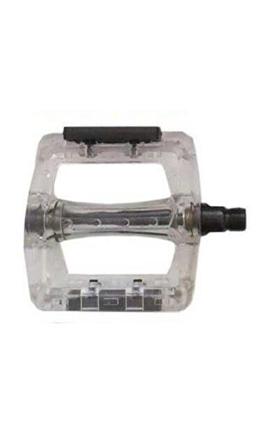 NECO WP601 Geniş MTB BMX Platform Pedal 110 x 100 mm 415 Gram Transparan Şeffaf