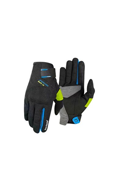 One's Again MG12 Built-İn Korumalı Uzun Parmaklı Motosiklet Eldiveni Mavi XXL Beden