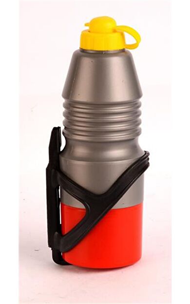 Plastik Matara Bardaklı Matara Kafesi Dahil Karışık Renklerde