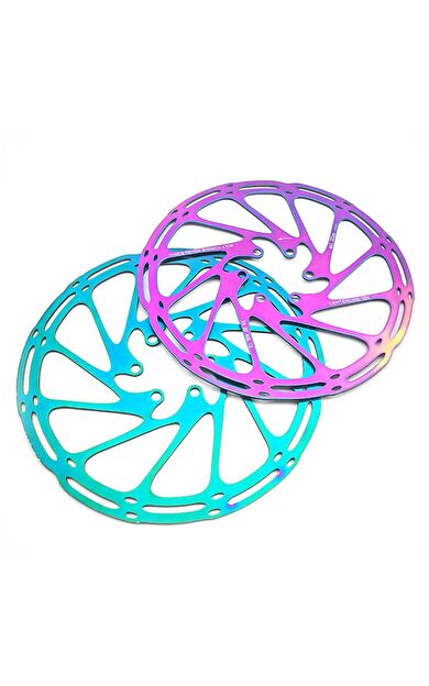 SRAM 160 mm Bukalemun Rotor Bisiklet Disk Fren Rotoru 160mm 6 Vida MTB Ultra Hafif Rainbow Rotor