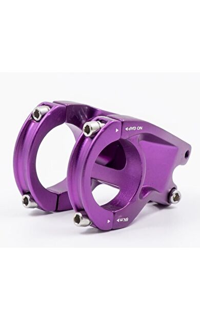 Raptor Alüminyum AS-352 35 mm Riser Mtb Gidon Bisiklet Gidonu Mor Renk Gidon Boğazı