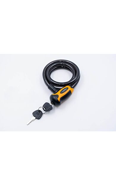 Raptor Anahtarlı Spiral Kilit 12 x 120cm Bisiklet Motosiklet Scooter Güvenlik Kilidi