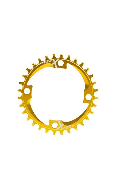 Raptor AS320 34T Bisiklet Aynakol Dişlisi Mtb Tek Yaprak Aynakol Dişli Yaprağı Gold Renk