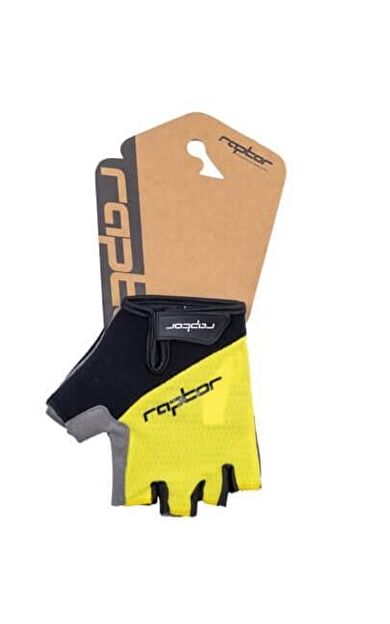 Raptor Cırtlı Eldiven Kısa Parmak Bisiklet Eldiveni MTB Yarım Parmak Eldiven Medium Beden Lime