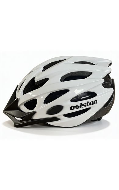 Asistan Bisiklet Kask MV-29 Arka Fileli MTB Bisiklet Kaskı Small Beden Beyaz Renk Asistan MV-29 Kask