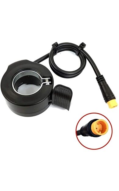 RS3 PRO X MODEL Uyumlu Elektirikli Bisiklet Parmak Gaz Kolu Su Geçirmez