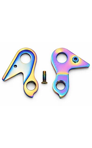 Salcano Assos 10 Bisiklet Aktarıcı Kulağı Kadro Kulağı Titanyum Rainbow Kadro Kulağı