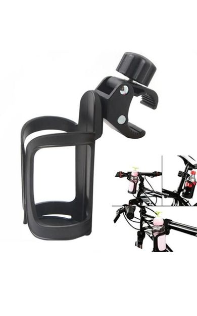 Scooter Bebek Arabası Biberon Termos Şişe Suluk Tutacağı Su Matara Kafesi Gidon Kadro Uyumlu