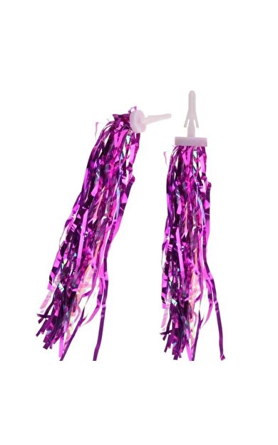 Sarissa Çocuk Bisikleti Elcik Püskül 1. Kalite Bisiklet Süsü Pembe Beyaz