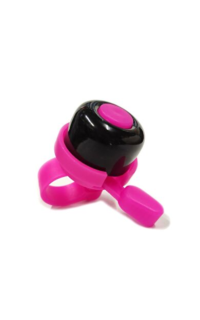 Sarissa Çocuk Bisikleti Zil 1. Kalite Plastik Gövde Metal Çan Pembe Siyah