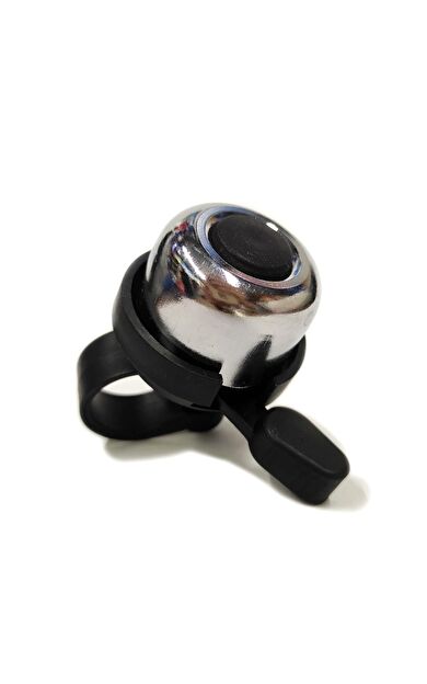 Sarissa Çocuk Bisikleti Zil 1. Kalite Plastik Gövde Metal Çan Siyah Gümüş