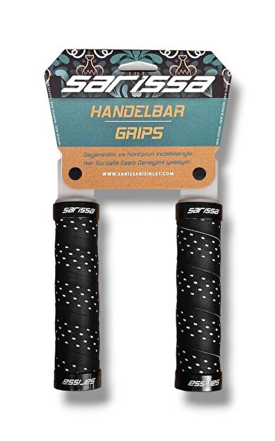 SARİSSA Jelli Elcik Destekli Yapı Kolay Kavrama Kaymaz Bisiklet Elciği Beyaz