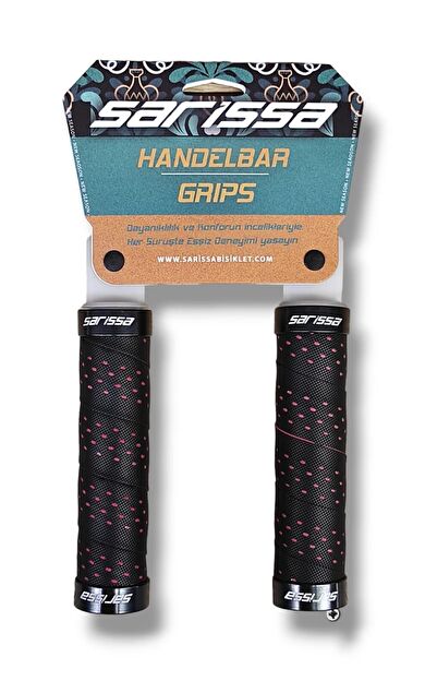 SARİSSA Jelli Elcik Destekli Yapı Kolay Kavrama Kaymaz Bisiklet Elciği Kırmızı Renk