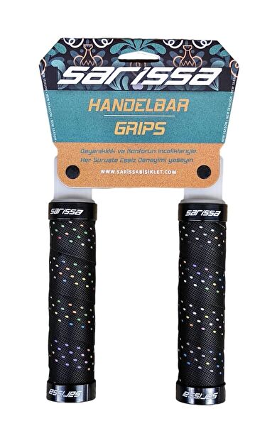 SARİSSA Jelli Elcik Destekli Yapı Kolay Kavrama Kaymaz Bisiklet Elciği Rainbow