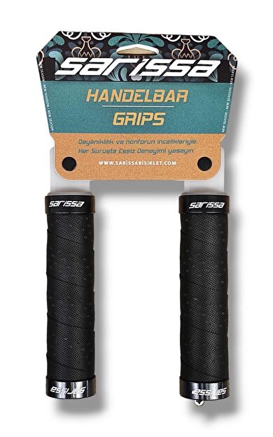 SARİSSA Jelli Elcik Destekli Yapı Kolay Kavrama Kaymaz Bisiklet Elciği Siyah