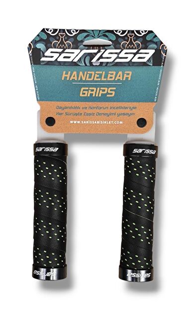 SARİSSA Jelli Elcik Destekli Yapı Kolay Kavrama Kaymaz Bisiklet Elciği Yeşil