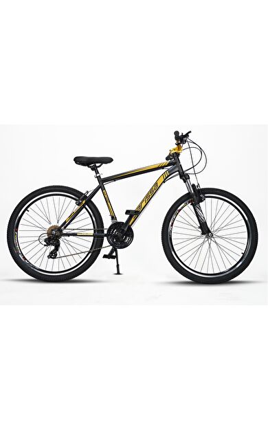 Sarissa Moon 26" Jant MTB Ön Amortisörlü Shimano 21 Vites V Fren Wake Gidon Dağ Bisikleti Siyah Sarı
