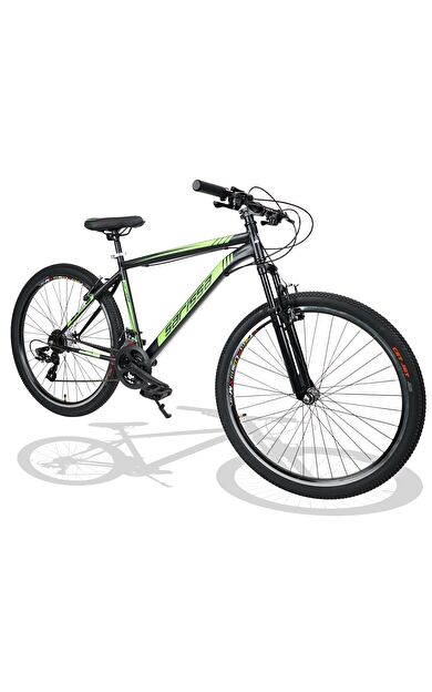 Sarissa Moon 27,5" Jant MTB Ön Amortisörlü Shimano Kelebek 21 Vites V Fren Dağ Bisikleti Siyah Yeşil