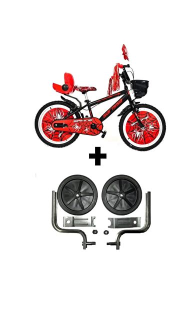 Sarissa Spinne 20 Jant 6 ve 10 Yaş Çocuk Bisikleti Kırmızı + Yan Destek Tekeri