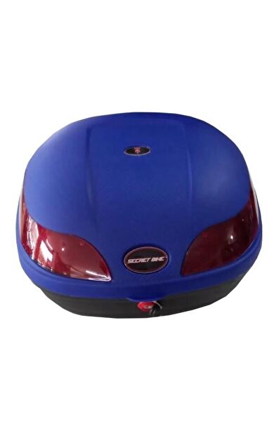 Secret Bike Motosiklet Arka Çanta 33 Litre Mavi Sepet Port Bagaj Kilitli