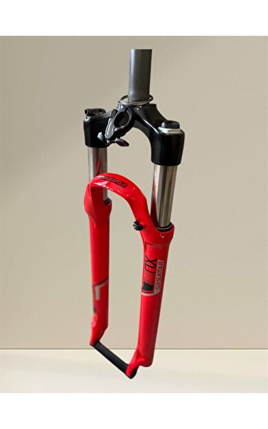 SR Suntour Xcr32 29"Jant Havalı Gidondan Kilitlenebilir Bisiklet Maşası Kırmızı 1-1/8 Maşa Disk Fren