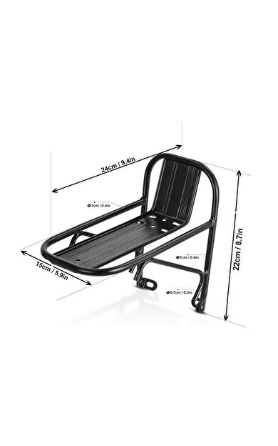 Bisiklet Ön Raf Alüminyum Alaşımlı Dağ Bisikleti Kargo Bagaj Taşıyıcı Raf Bisiklet Ön Portbagaj