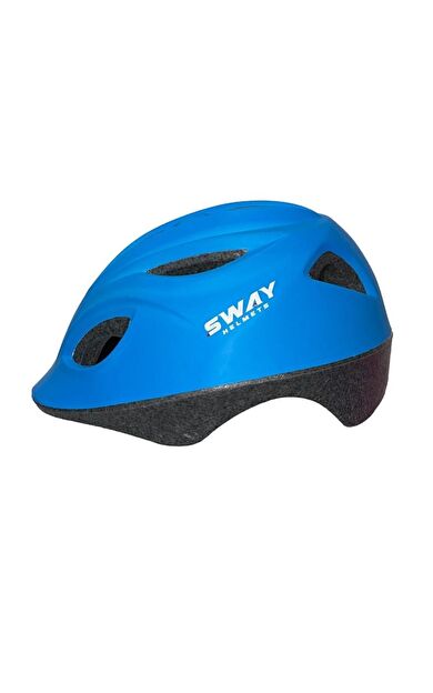 Sway N20 3-9 Yaş Çocuk Bisiklet Kaskı Paten Kaykay Kaskı Çocuk Koruyucu Kask Mavi Renk